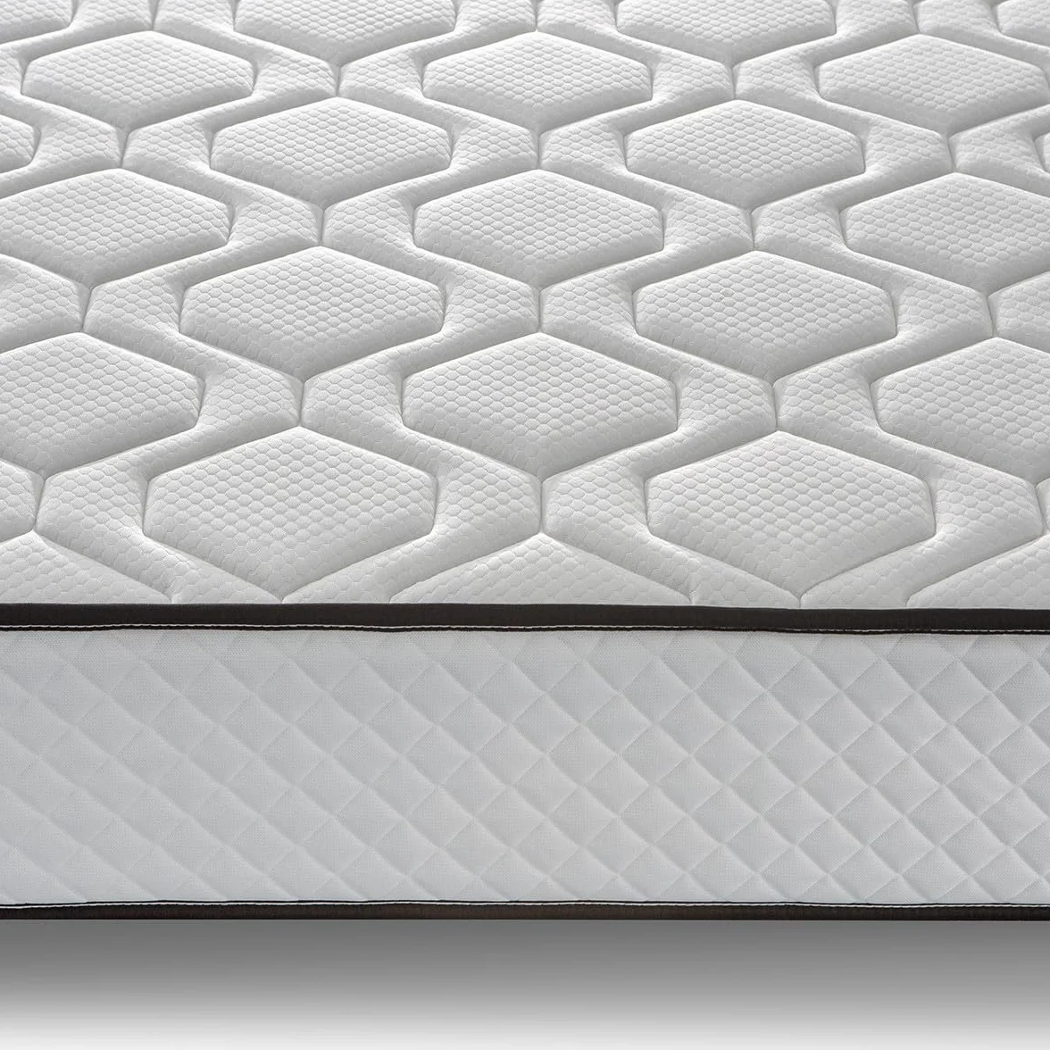 Matelas à ressorts ensachés 180x200 cm Allegra - Face Hiver/Été - Épaisseur +/- 27 cm - Mousse à mémoire de forme - Ferme/Mi-Ferme - Excellente indépendance de couchage - Tissus hypoallergéniques