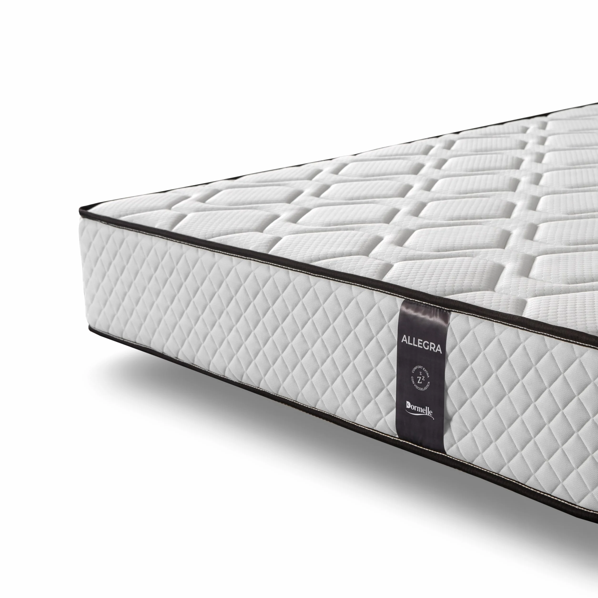 Matelas à ressorts ensachés 180x200 cm Allegra - Face Hiver/Été - Épaisseur +/- 27 cm - Mousse à mémoire de forme - Ferme/Mi-Ferme - Excellente indépendance de couchage - Tissus hypoallergéniques