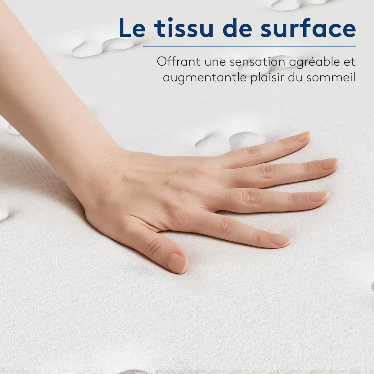 DEWINNER Matelas 180x200 | 22cm Epaisseur | Matelas de lit d'adulte | Mousse A Mémoire Parfait Soutien Haute | Réversible à Deux Faces entièrement utilisables